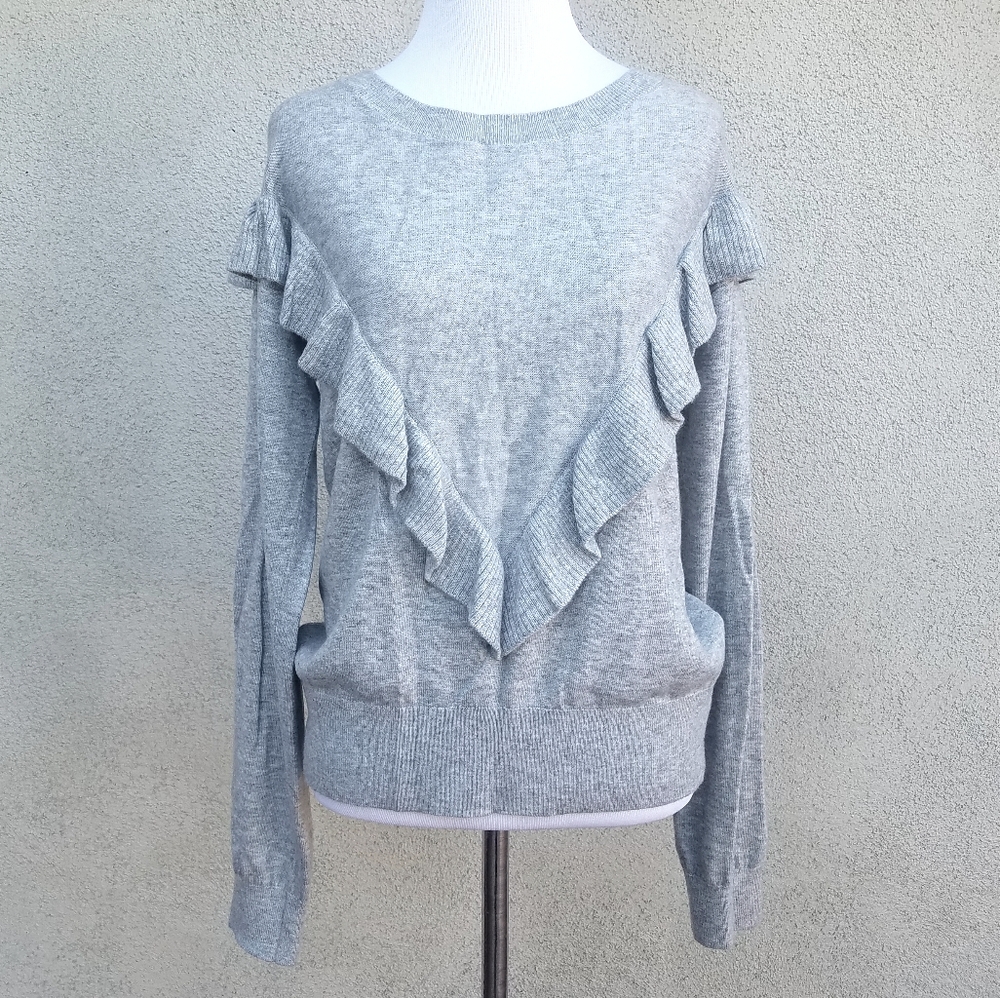 Gap Flounced Pullover Sweater Top